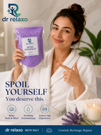 Dr Relaxo "Spoil Yourself" Premium Bath Salt | Relaxing Aromatherapy Spa Bath Soak | 400g