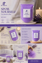 Dr Relaxo "Spoil Yourself" Premium Bath Salt | Relaxing Aromatherapy Spa Bath Soak | 400g